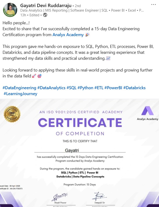 Analyx Academy – Data Analytics & Data Science Courses
