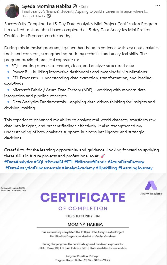 Analyx Academy – Data Analytics & Data Science Courses